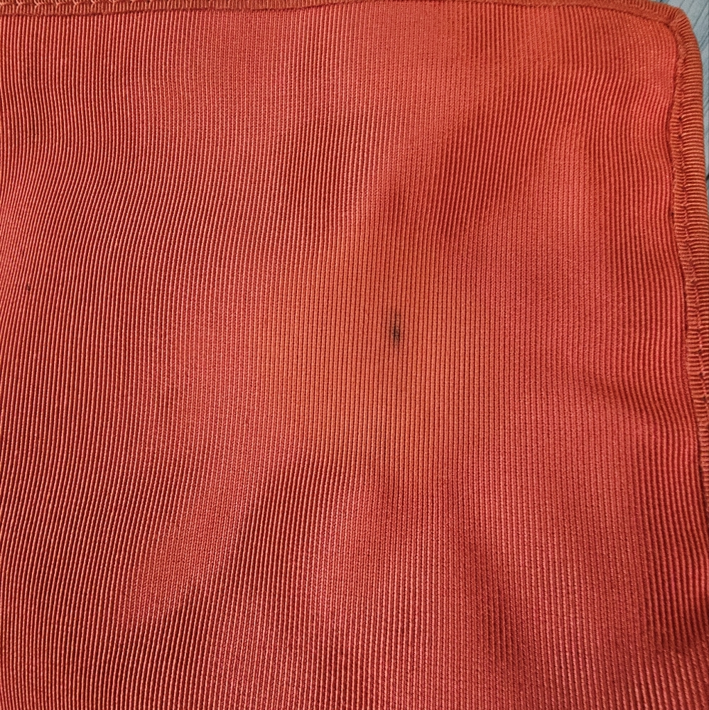 π₯Valentino Garavani Clutch/Zippered Vintage Canvas Coral Red Bagπ₯ - Picture 15 of 15